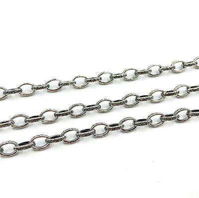 Amazon.com: 7mm Sterling Silver Round BYZANTINE Chain Necklace for Men Very  Thick Antiqued Finish Nickel Free 24 inch: Link Bracelets: Clothing, Shoes  & Jewelry