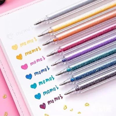 Topsnova Pens, Glitter Gel Pen Set,Multicolor Gel Pens Glitter Markers No  Fading