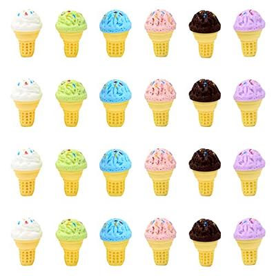 1/5/10pcs Kawaii Ice Cream Slime Kit Charms Bulk Resin Cute