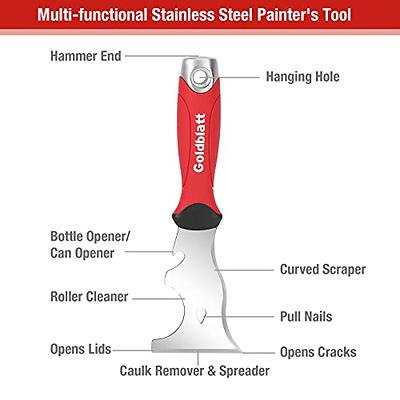 3 Pc Stainless Steel Flexible Scraper Set Spreader Putty Paint