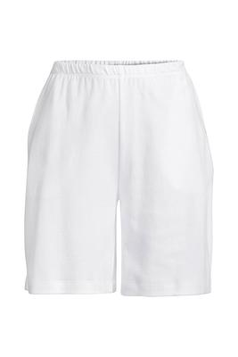 Women's Petite Sport Knit High Rise Elastic Waist Pull On Shorts - Lands'  End - White - M - Yahoo Shopping