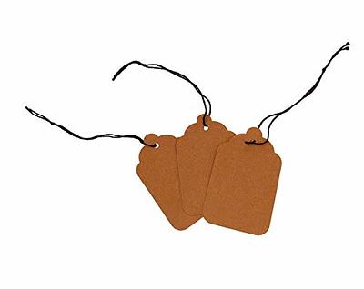 Avery Price Tags with String Attached, 11.5 pt. Stock, 4-3/4 x 2-3/8,  1,000 Manila Hang Tags (12505) 