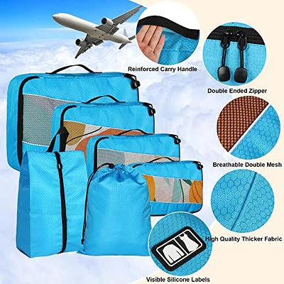 8 Set Packing Cubes for Suitcases, kingdalux Blue Travel Luggage Packing  Organizers with Laundry Bag, Compression Storage Shoe Bag, Clothing Underwear  Bag, for Women & Man - Yahoo Shopping