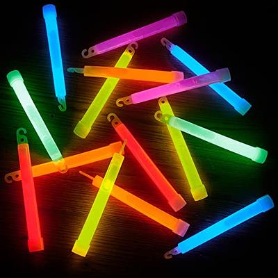 24pcs Halloween Ultra Bright 6'' Large Glow Sticks - Light Sticks 12 Hr  Duration