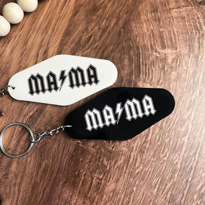 Trendy Mama Keychain  Ac/Dc Cool Mom Life Lightning Bolt Keyring For Boy  Rocker New Gift - Yahoo Shopping