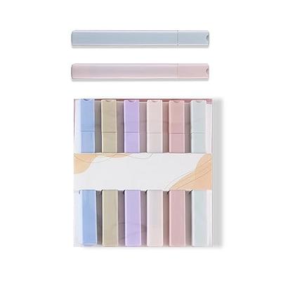 Aesthetic Cute Pastel Highlighters Set: 12 Assorted Colors No