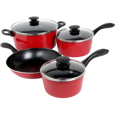 Meyer Accent Series Nonstick and Stainless Steel Induction Cookware Essentials Set, 6-Piece, Spark Edition 10567