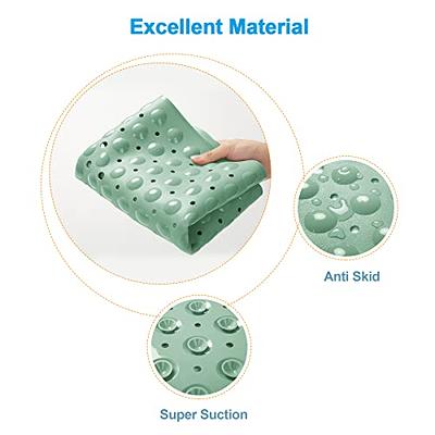 DEXI Bath Tub Shower Mat Non-Slip 16 x 39 Extra Long Bathtub Mats Suction  Cup