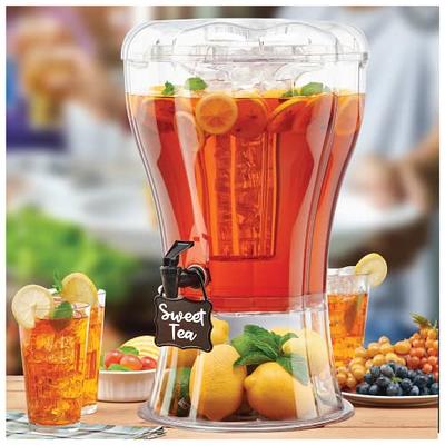 VorChef Drink Dispensers for Parties, Stainless Steel Beverage Dispenser  Tea Dispenser water dispenser 2.11-GALLONS 8 Liters with Ice Container,  Pure-Steel Spigot - Yahoo Shopping