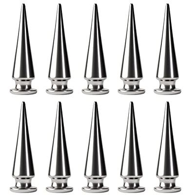 Clearance Spike Beads Spike Charms Rivet Cone Stud (8pcs / 6mm x 11mm / Silver) Heavy Metal Jewelry Gothic Spike Bracelet Spike Necklace CHM1122