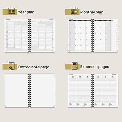 POPRUN Small Planner 2023-2024 (4''x 6.25'') Academic Planner