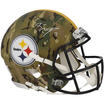 Autographed Pittsburgh Steelers Najee Harris Autographed Riddell Camo  Alternate Speed Replica Helmet