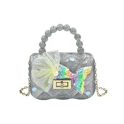 KOOIJNKO Clear Shoulder Bag Purse 2 in 1 Transparent Crossbody Bag Jelly  Handbag