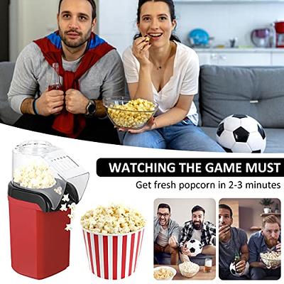 Hot Air Popcorn Popper, Electric Popcorn Maker, Mini Popcorn Machine with  Measuring Cup and Top Lid for Party, Home and Family - Yahoo Shopping