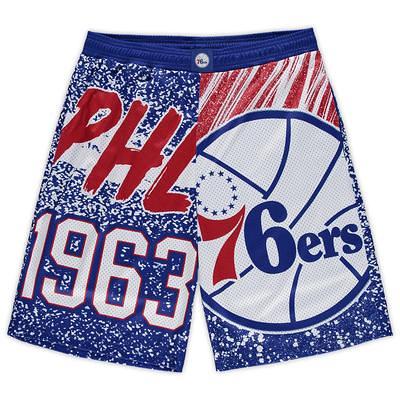 Men's Mitchell & Ness Allen Iverson Royal Philadelphia 76ers Big