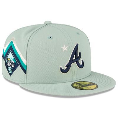 New Era Atlanta Braves Hot Pink 59FIFTY Fitted Hat