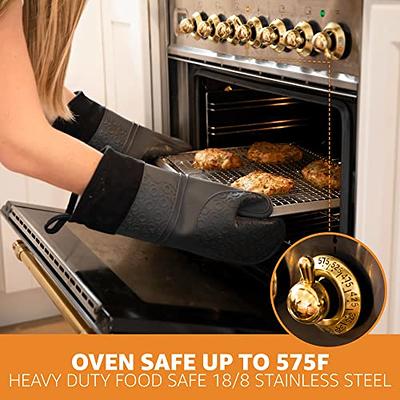 Extra Long Oven Rack Shields 22 inch, Oven Guards for Racks, Food