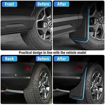 LitMiRaCle Mud Flaps Ford Bronco Sport Accessories, 4-Piece Tire Mudguard,  Corrosion Resistant, Fender Accessories for Ford Bronco Sport 2021/2022,  Black - Yahoo Shopping