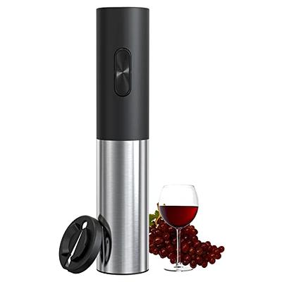 Automatic Wine Bottle Corkscrew Opener Electric Wine Opener with Foil  Cutter Vacuum Stopper Wine Pourer for Dating Party and Wine Lover