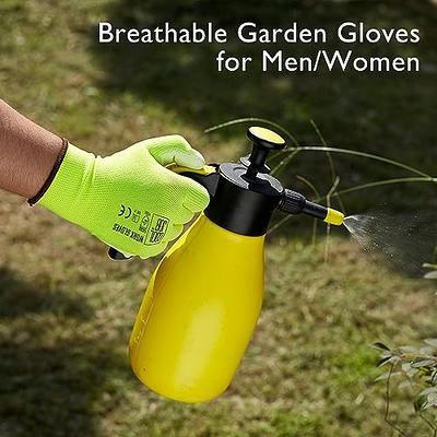 Work Glove Palm Coated Nylon Shell 8 Pair Pack Garden Construction for Men  Women 