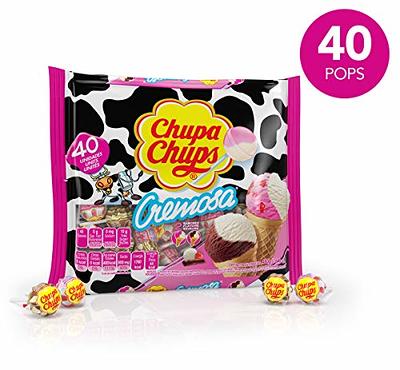 Chupa Chups Cremosa Lollipop Assortment, 2 Ice Cream Flavors, Individually  Wrapped Candy for Kids, 16.9 OZ Bag (40 Suckers) - Yahoo Shopping