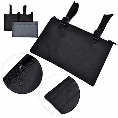 BVMAG Wheelchair Side Bag,Wheelchair Accessories Armrest Storage Organizer  Bag with Cup Holder Pouch Bag for Rollator,Wheelchair Backpack,Seniors