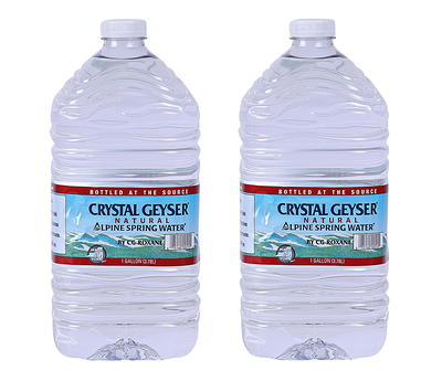 Crystal Geyser 8 fl. oz. Natural Spring Bottled Water - 28/Case