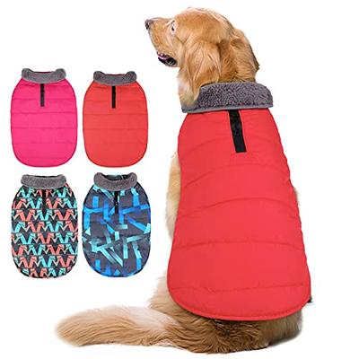  Puppia Mountaineer Winter Dog Coat with integrated harness No  Pull Cold Weather Waterproof Warm Fleece Back Zipper for Small & Medium  Dog, CAMO, Large : Pet Supplies