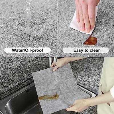 Placemats Set of 6, Heat Stain Scratch Resistant Faux Leather Table Mats  Non-Slip Wipeable Waterproof Washable Indoor Outdoor/Indoor for Dining  Table