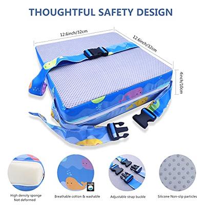 Toddler Booster Seat for Dining Table, 4inch Toddler Cushion, Portable  Booster Seats Baby, Adjustable Kids Chair Heightening Booster, Washable  Chair