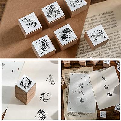 Wood Stamp DIY Craft Wooden Rubber Stamps for Scrapbooking Stationery 6