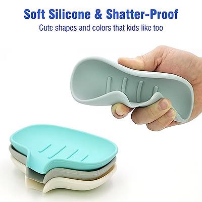 Wholesale 2 Pack Waterfall Soap Tray Multi Purpose Soap and Sponge