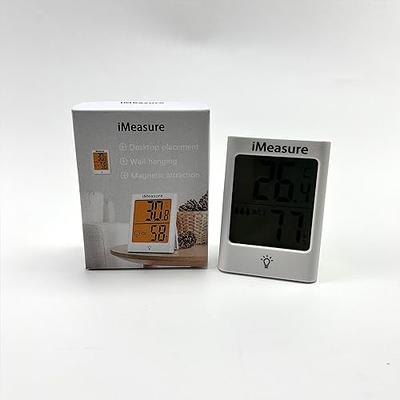 ALMOCN 2PCS Mini Digital Hygrometer Thermometer Indoor Temperature