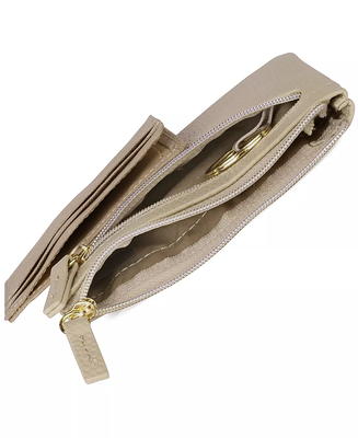 George Men's Milled Zip Around Wallet With Extra Pocket