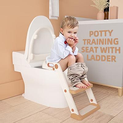 GLAF Potty Training Toilet Seat for Toddler Boys and Girls with Step Stools  Ladder Potty Chair