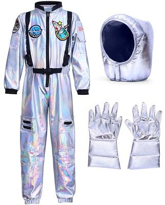 Astronaut Costume Helmet Space Suit Halloween Role Play Dress Up for Boys  Girls
