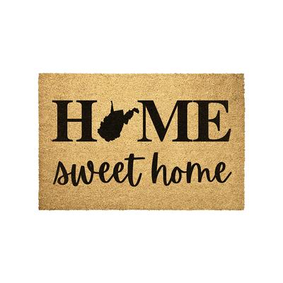 West Virginia State Doormat Home Sweet Door Mat Outdoor Rug Decor