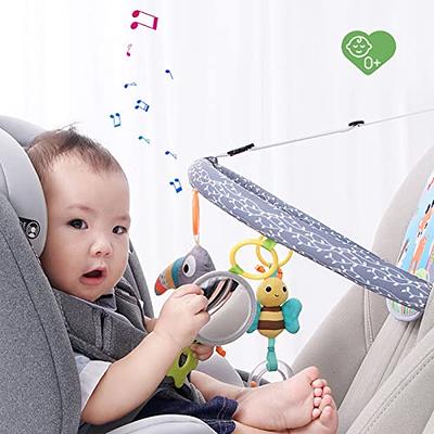 Car Seat Toys for Babies 0-6 Months, Rear facing Car Seat Arch toy with  Music