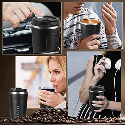 Men Gift Thermos Bottles 380ml Insulated Cup Stainless Steel Thermal Coffee  Mug