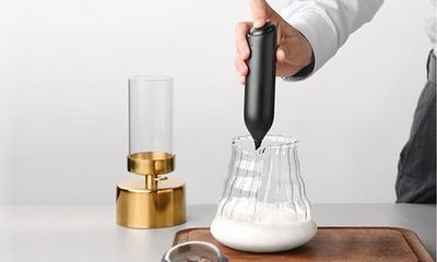 YUSWKO Rechargeable Milk Frother Handheld with 3 Heads, Silver Coffee  Electric Whisk Drink Foam Mixer, Mini Hand Stirrer with 3 Speeds Adjustable  for Latte, Cappuccino, Hot Chocolate, Egg - Yahoo Shopping