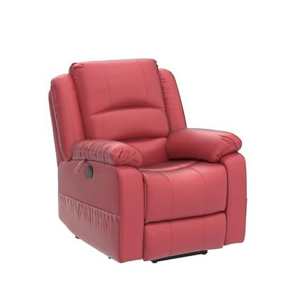 CDCASA Dual Motor Lay Flat Lift Chairs Recliners for Elderly with Massage  and Heat, Breathable Leather Infinite Position Large Sleeping Electric  Power