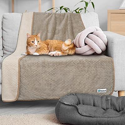 Waterproof Blanket for Dogs,Pee Urine Liquid Proof Blanket for Couch Sofa  Bed,Soft Reversible Furniture Protector Cover,Sherpa Pet Blanket for Small  Medium Large Dog Cat,80x60 inches 