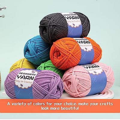  1PCS Yarn for Crocheting,Soft Yarn for Crocheting,Crochet Yarn  for Sweater,Hat,Socks,Baby Blankets(Pink NO Hook)