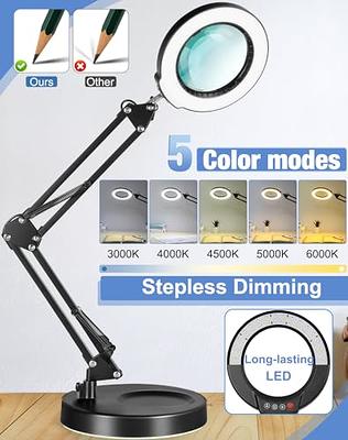 Floor standing LED Magnifying Lamp Adjustable Magnifying Lamp For