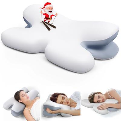 RESTCLOUD Adjustable Lumbar Support Pillow for Sleeping