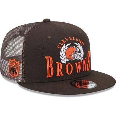 New Era x Staple Men's New Era Brown/Orange Cleveland Browns NFL x Staple  Collection 9FIFTY Snapback Adjustable Hat