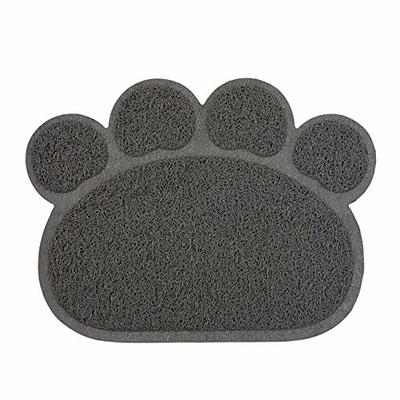  Gorilla Grip Cat Litter Mat and Silicone Pet Feeding Mat, Both  Gray, Cat Mat Size 35x23, and Silicone Pet Feeding Mat Size 18.5x11.5, 2  Item Bundle : Pet Supplies