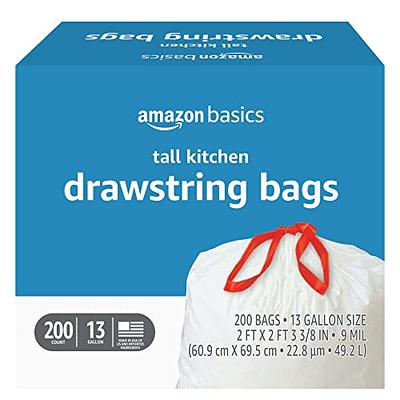 1.2 Gallon 350pcs Clear small Trash Bags Strong Clear Garbage Bags