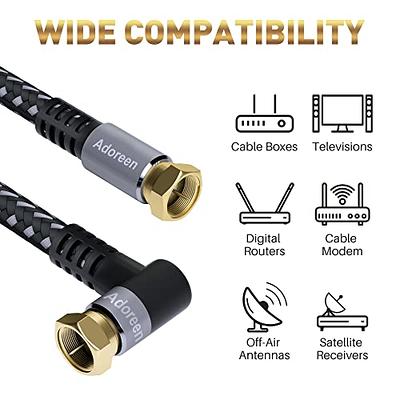 2.5mm Audio Cable (15FT) - Male to Male 2.5mm to 2.5mm Subminiature Stereo  Headset Headphone Jack Gold Plated Connector Wire Cord Plug