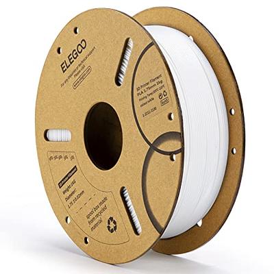 ELEGOO PLA Filament 1.75mm White 4KG, 3D Printer Filament Bulk Dimensional  Accuracy +/- 0.02mm, 4 Pack 1kg Cardboard Spool(2.2lbs) 3D Printing  Filament Fits for Most FDM 3D Printers - Yahoo Shopping